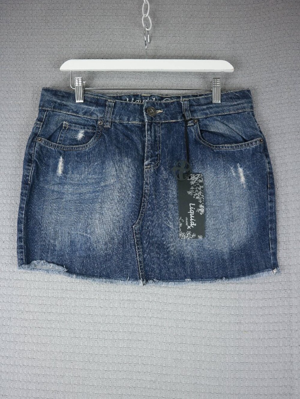 Liquid X BNWT Denim Skirt Womens Size 11 Cotton